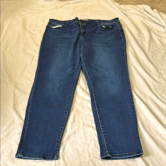 Juicy Couture denim jeans size 18 Dark Wash - Picture 1 of 6